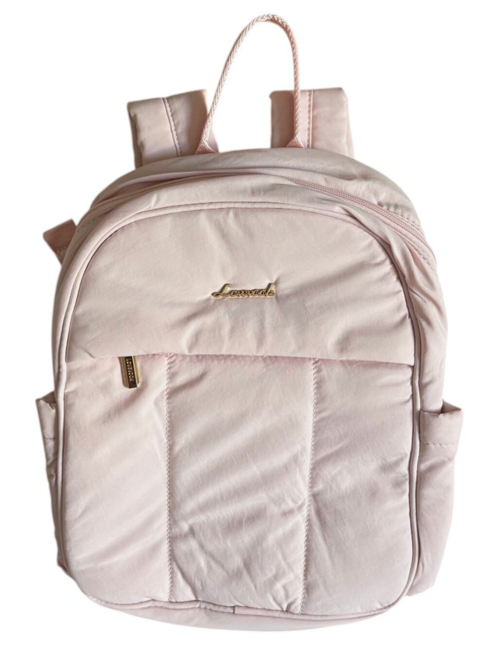 LOVEVOOK Pink Backpack Gold Hardware Side Pockets, Interior Storage / NWT